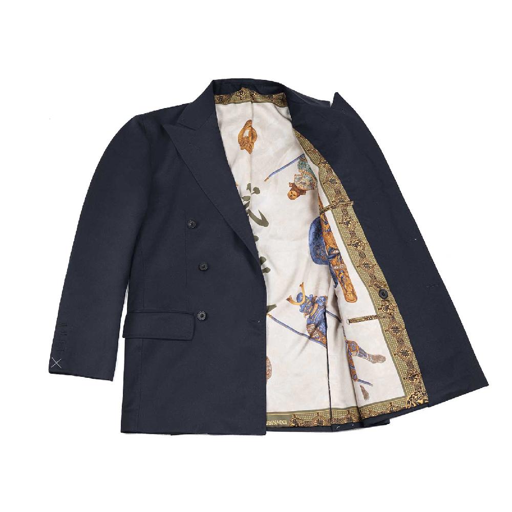 Rubinacci Serie Limitata Samurai giacca in cashmere blu Presa
