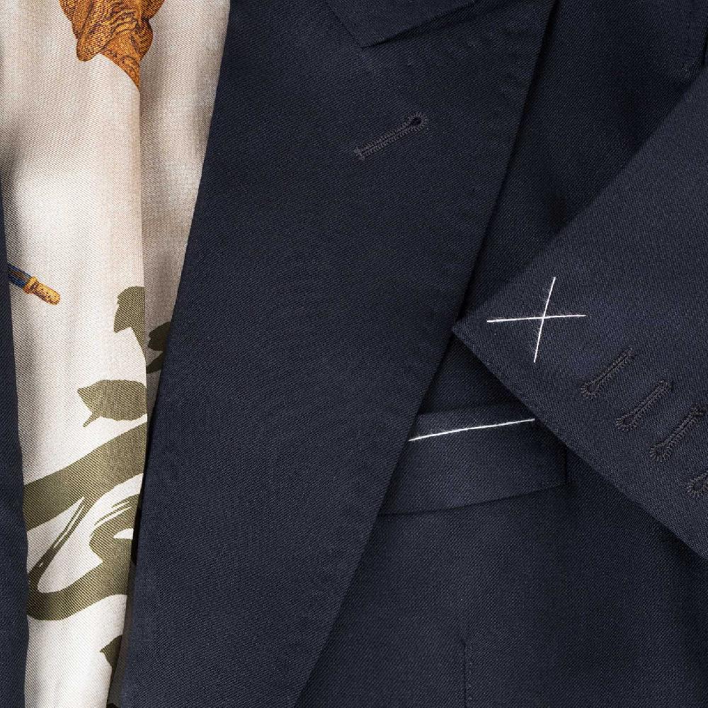 Rubinacci Serie Limitata Samurai giacca in cashmere blu Presa