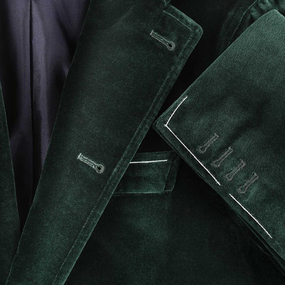 Rubinacci Vintage archive giacca Vienna in velluto verde Economico