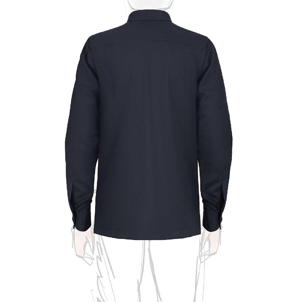 Rubinacci Sahariana in cashmere blu Pezzi Unici