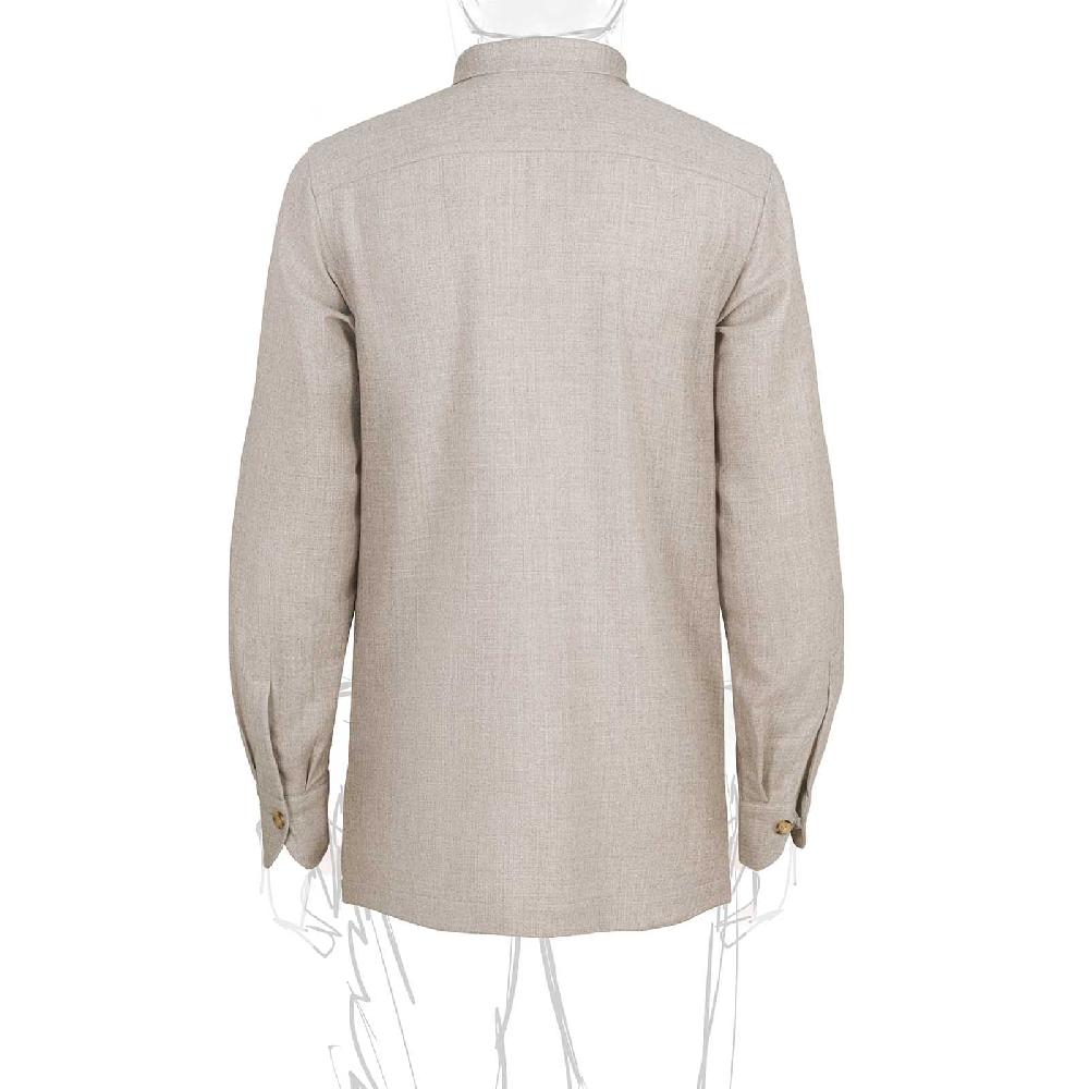 Rubinacci Sahariana in lana beige Shopping Online