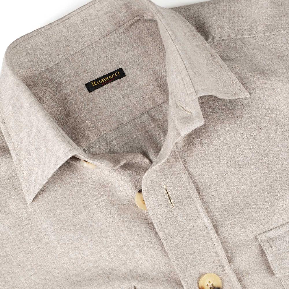 Rubinacci Sahariana in lana beige Shopping Online