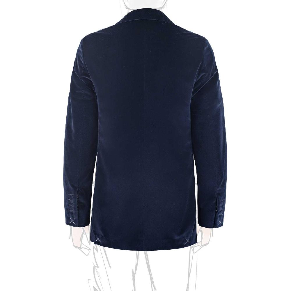 Rubinacci Giacca in velluto blu notte Promozione Limitata