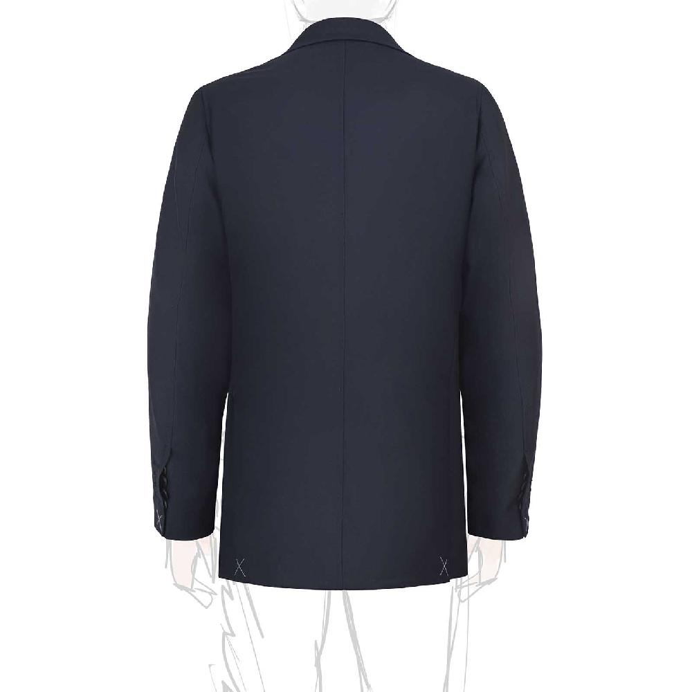 Rubinacci Giacca in Lana “Green Certified” blu Shopping Online