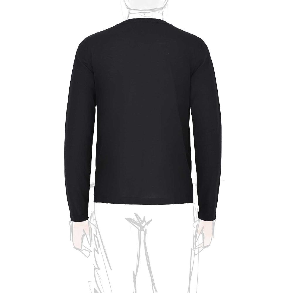 Rubinacci T-Shirt cotone nera Prezzo Ridotto