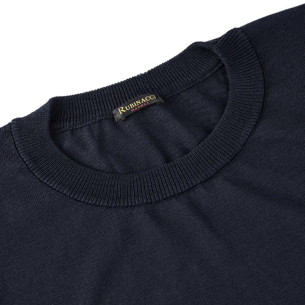 Rubinacci T-Shirt cotone blu Sottocosto