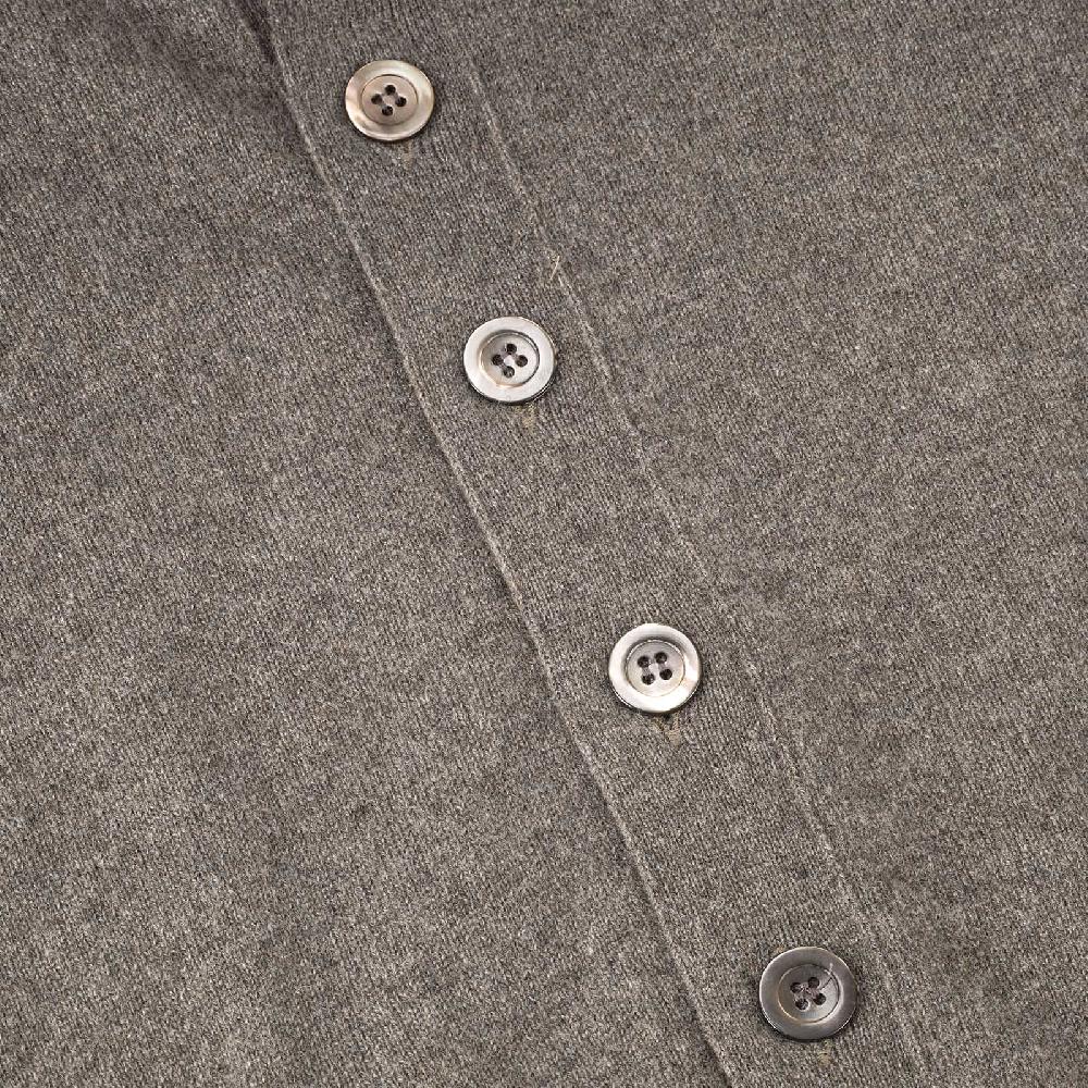 Rubinacci Gilet in cashmere fango Novità