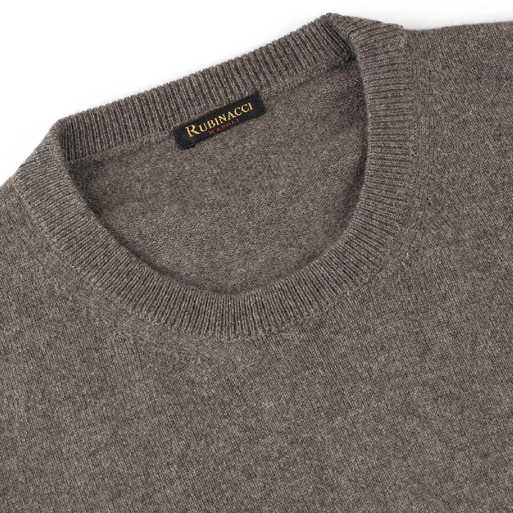 Rubinacci Girocollo in cashmere fango Saldi