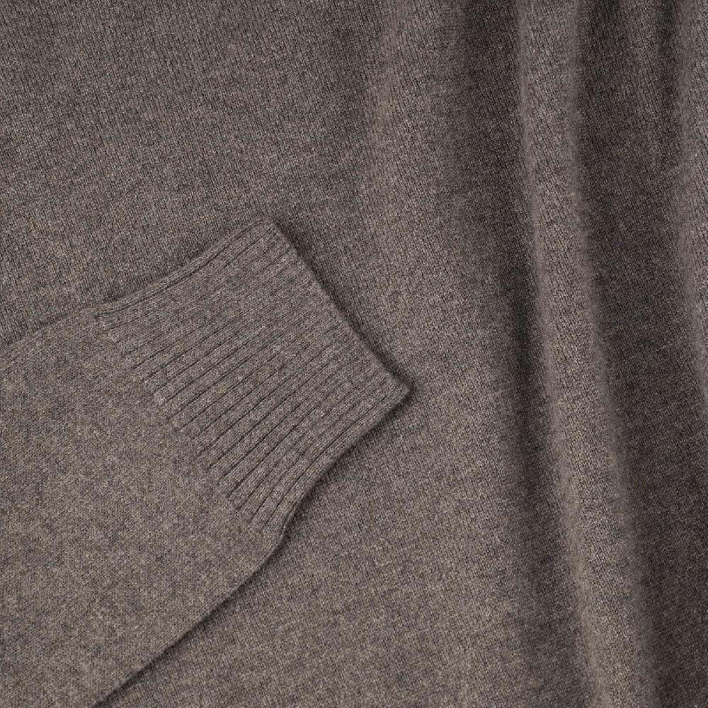 Rubinacci Collo alto in cashmere fango Hotsell