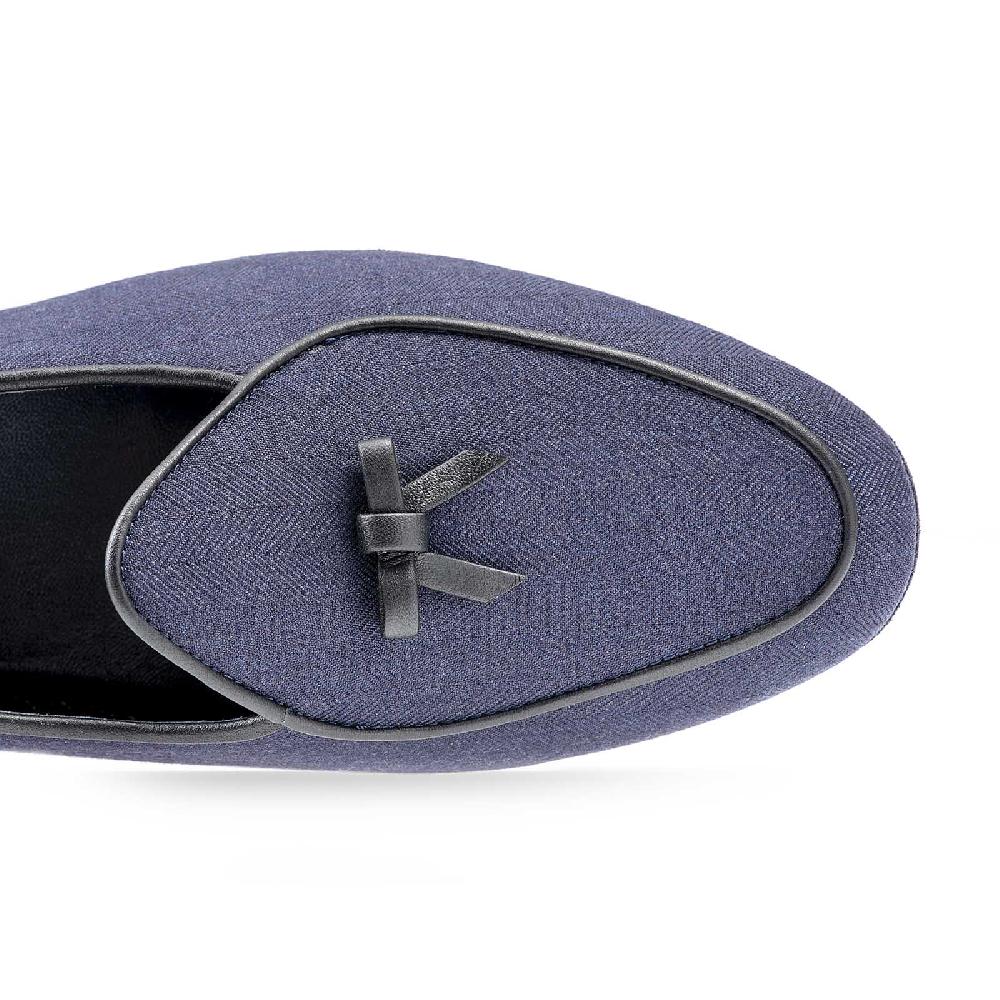 Rubinacci Vintage archive Marphy spigata blu Spedizione Gratuita