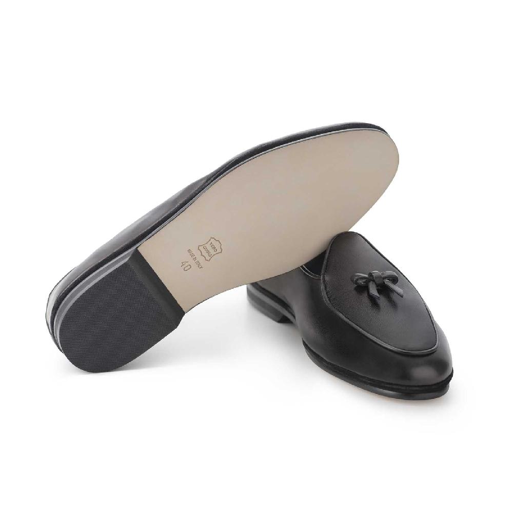 Rubinacci Marphy nappa nero Fino Al -60%
