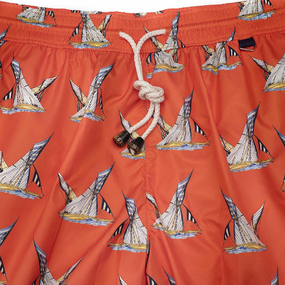 Rubinacci Costume match race arancio Offerta speciale della fabbrica