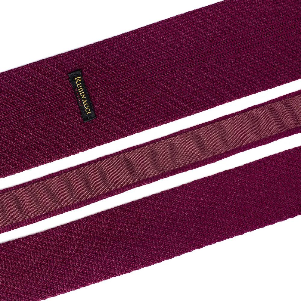 Rubinacci Cravatta in maglia vino Promozione