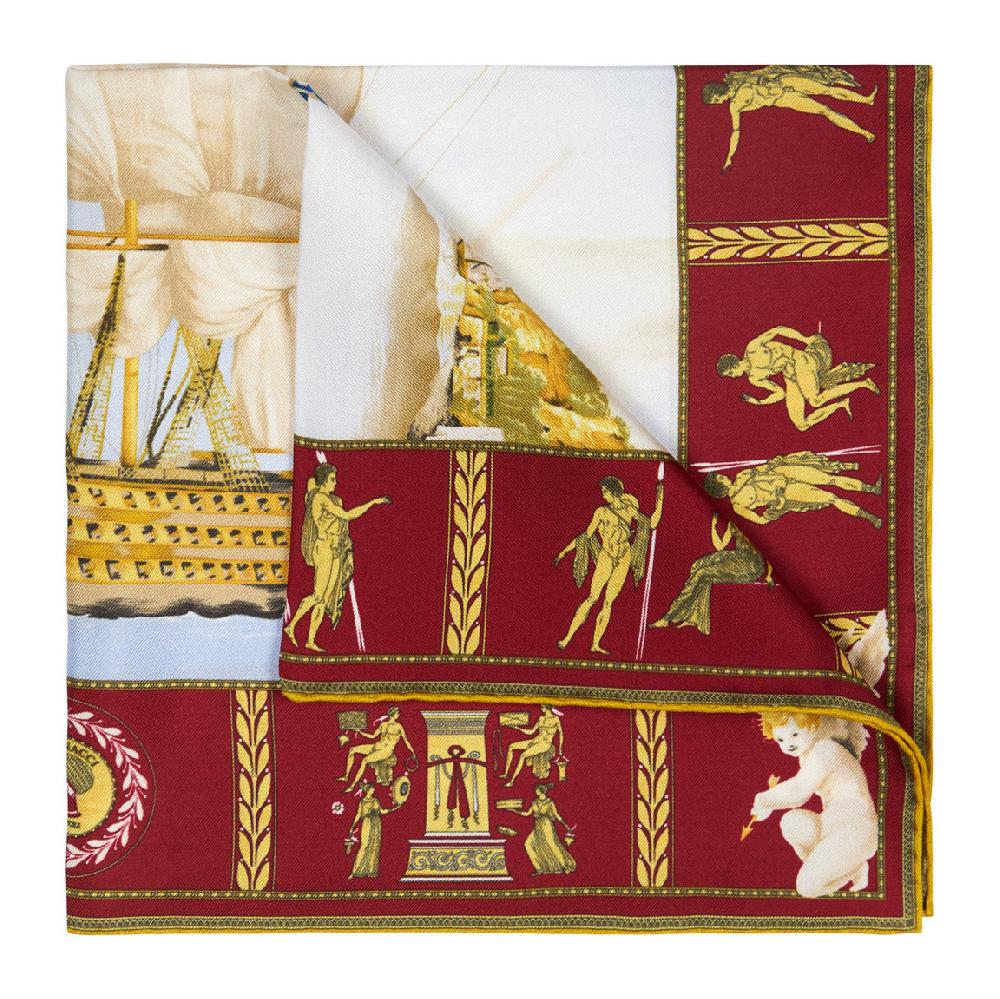 Rubinacci Pochette victory bordeaux Shopping Online