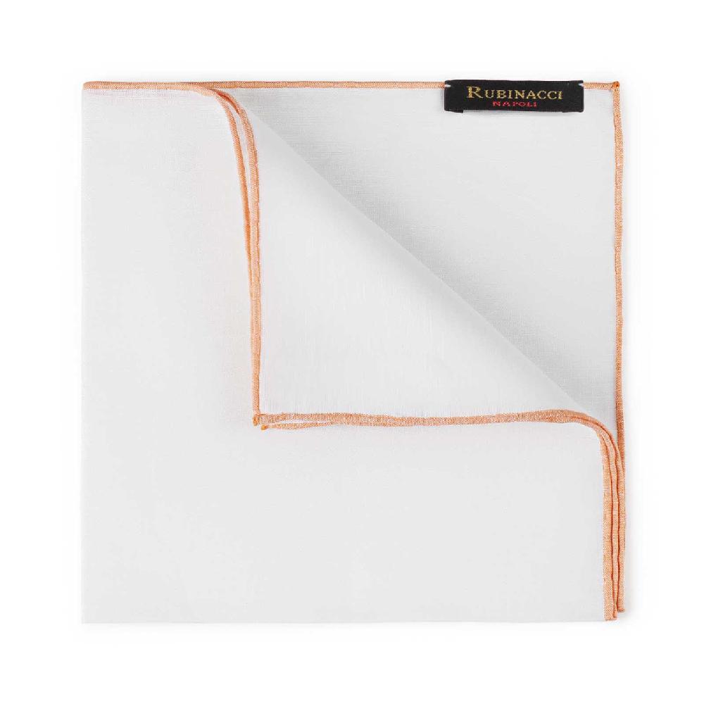 Rubinacci Fazzoletto da taschino arancio Sconto