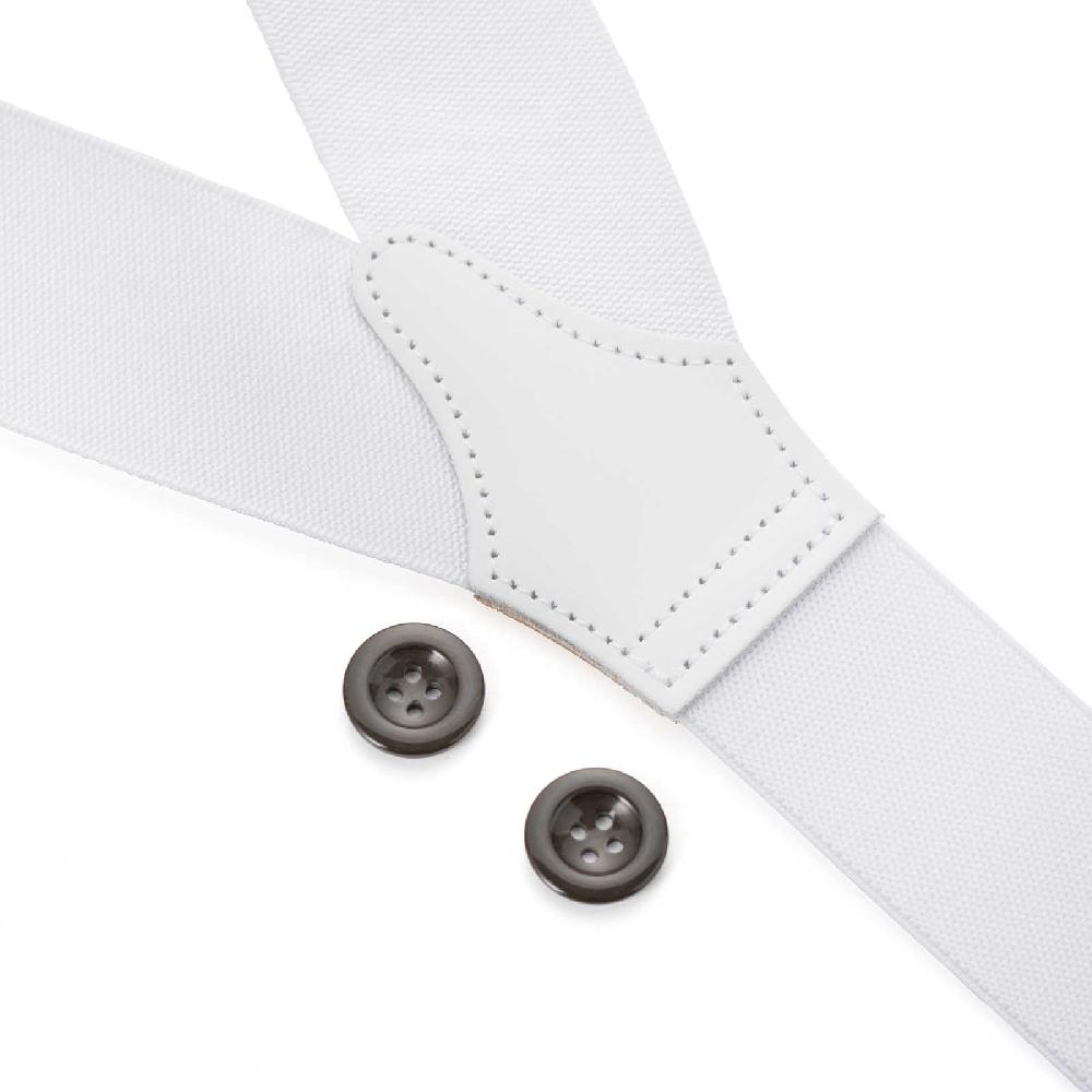 Rubinacci Bretelle bianche Saldi Di Fabbrica