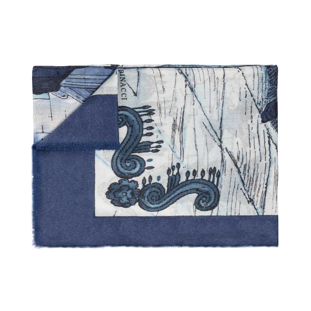 Rubinacci Sciarpa acquafrescaio blu Vendita