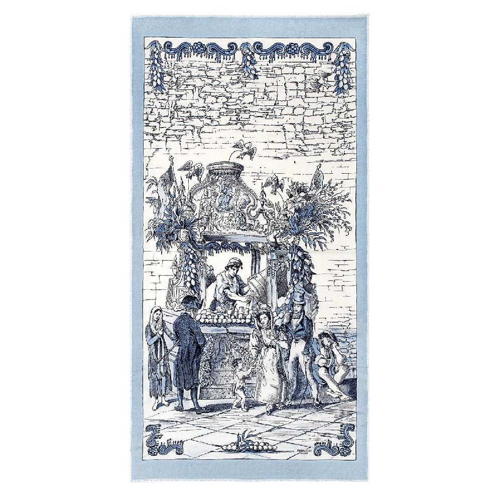 Rubinacci Sciarpa acquafrescaio azzurro Promozione