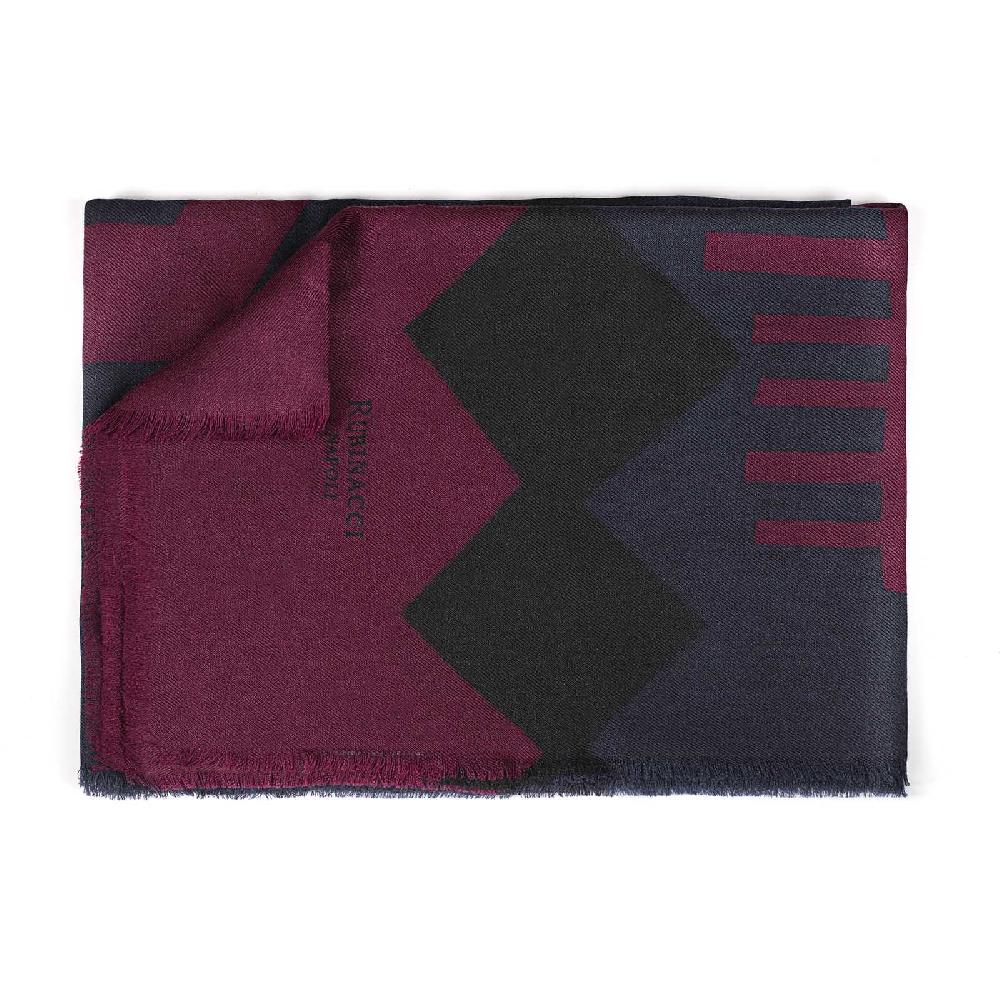Rubinacci Sciarpa konia bordeaux Spedizione Gratuita