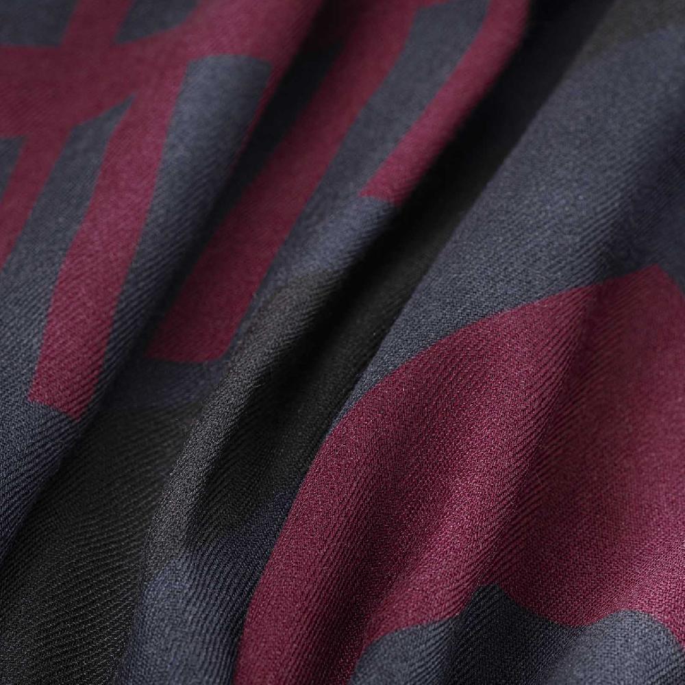 Rubinacci Sciarpa konia bordeaux Spedizione Gratuita