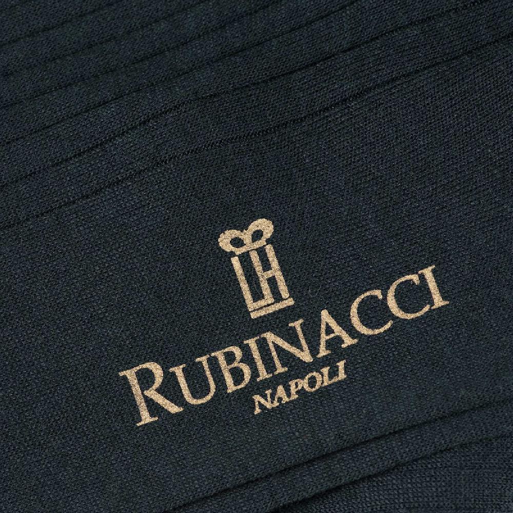 Rubinacci Calze in lana a costina verde bosco In Linea
