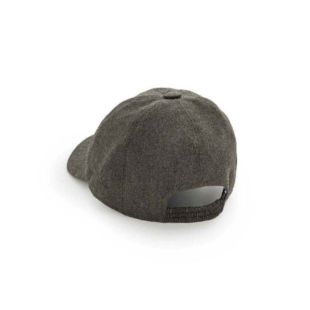 Rubinacci Cappello baseball in lana verde Acquista Ora