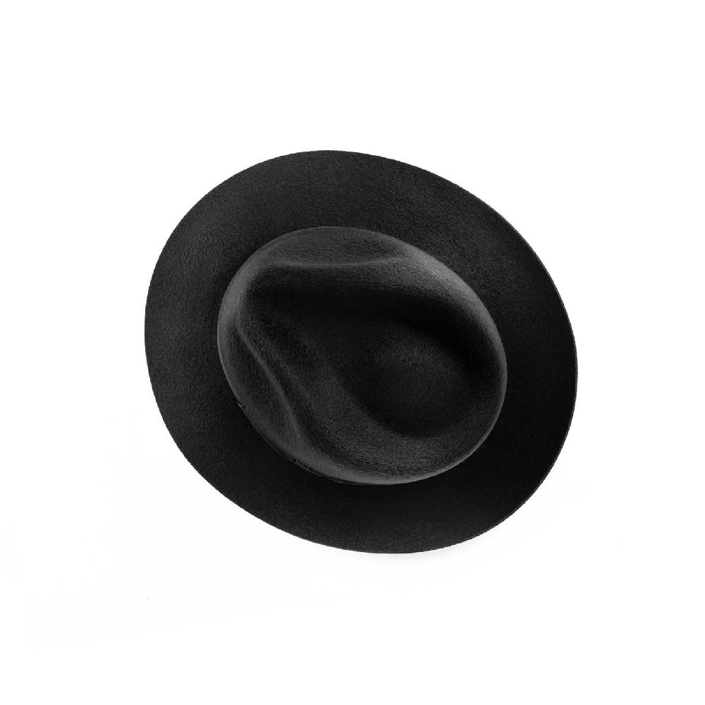 Rubinacci Fedora in cashmere nero Promozione Limitata