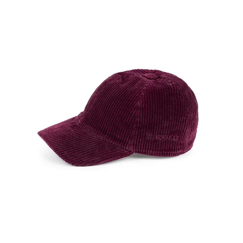 Rubinacci Cappello baseball in velluto a coste rubino Fino Al -60%