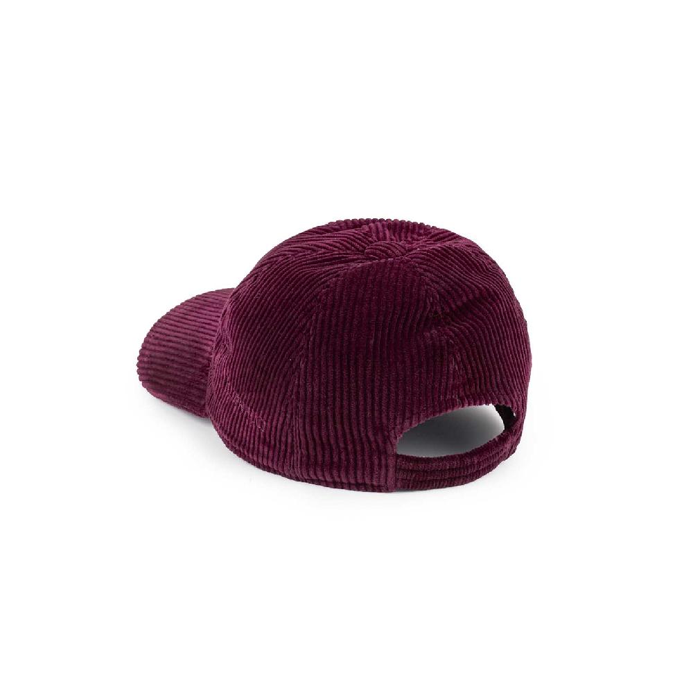 Rubinacci Cappello baseball in velluto a coste rubino Fino Al -60%