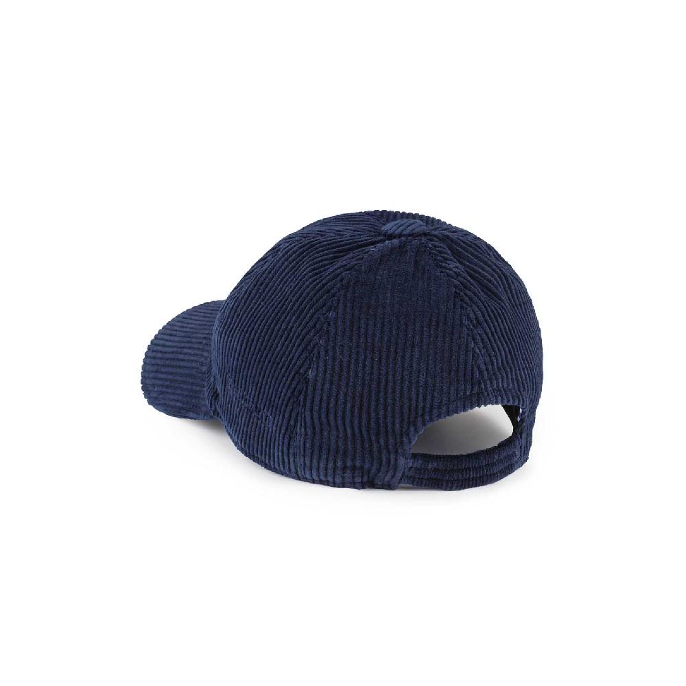 Rubinacci Cappello baseball in velluto a coste blu Shopping Online