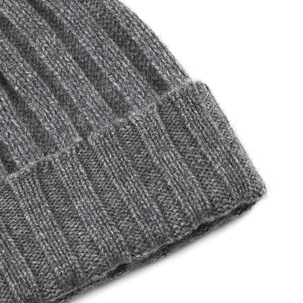 Rubinacci Cappello in cashmere grigio Presa