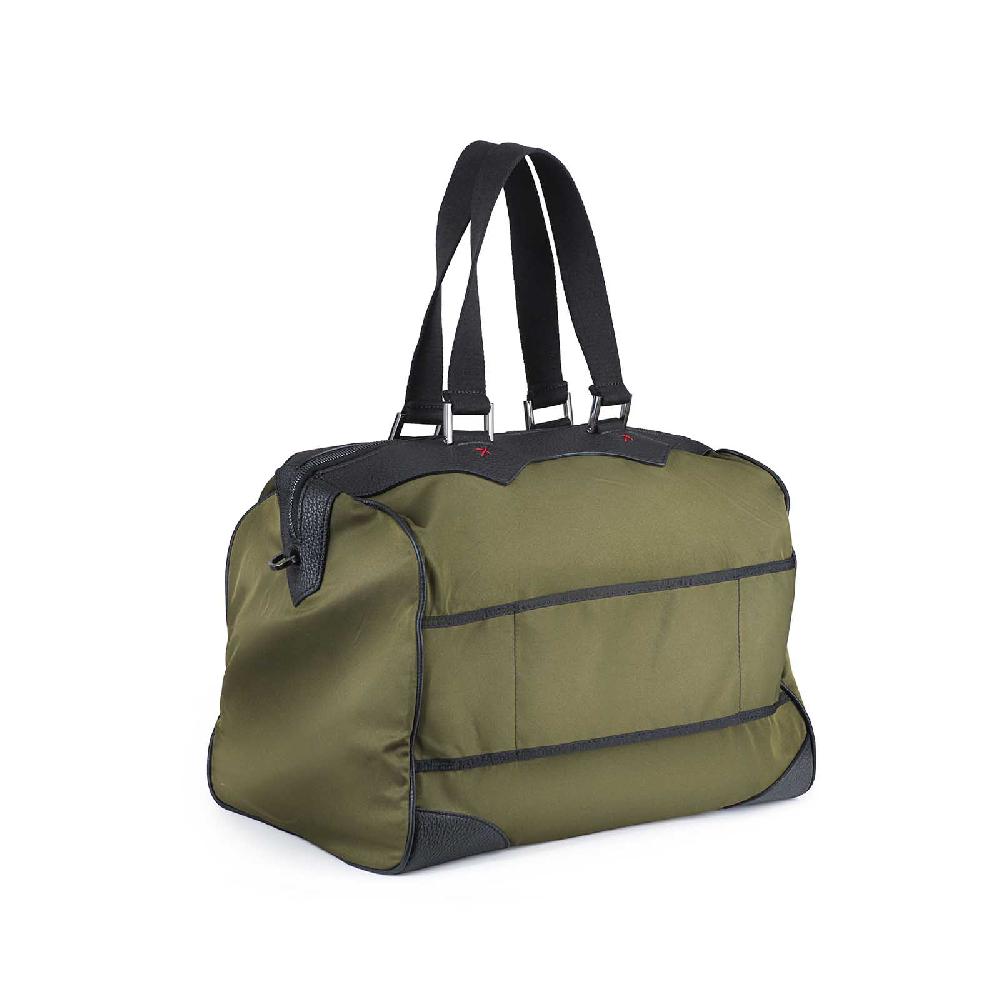 Rubinacci Borsa day to day in tela verde militare Sconto