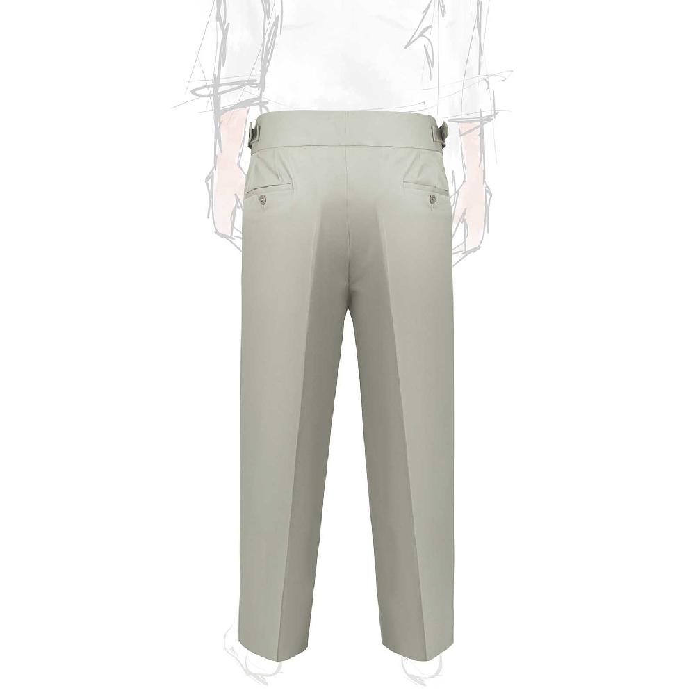 Rubinacci Vintage archive pantalone Manny in cotone ghiaccio Saldi Di Fabbrica