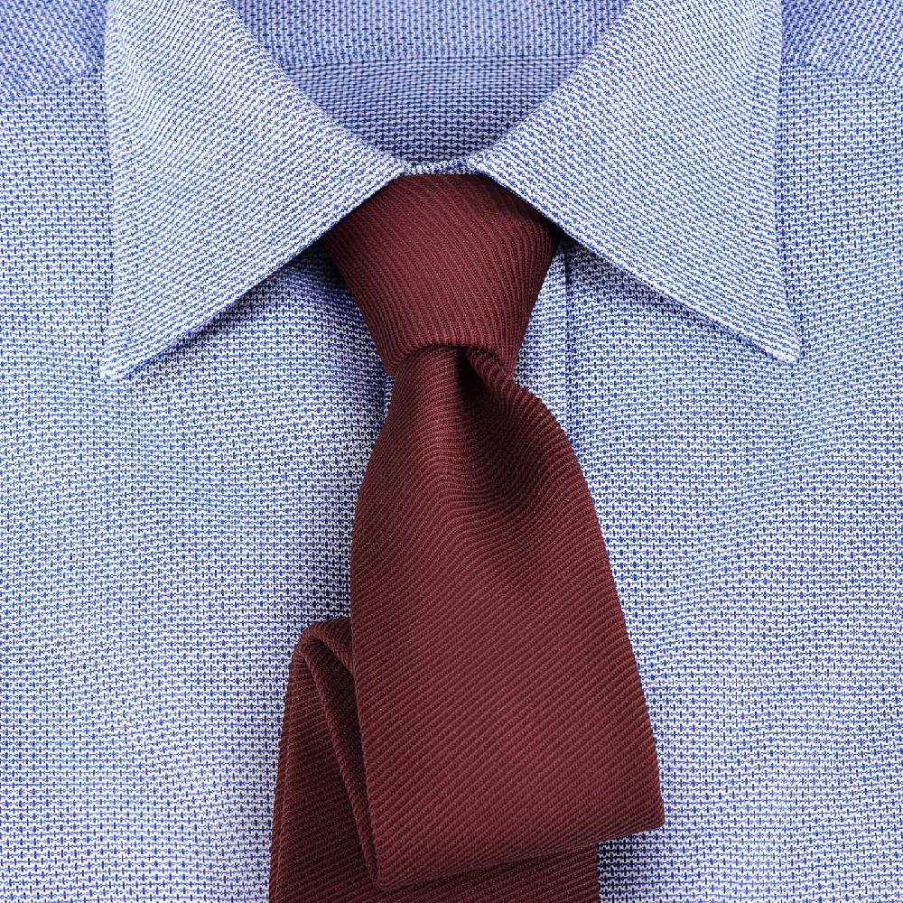 Rubinacci Vintage archive camicia in cellulare celeste Moda