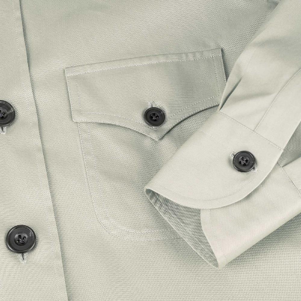 Rubinacci Vintage archive sahariana in cotone ghiaccio Nuovo