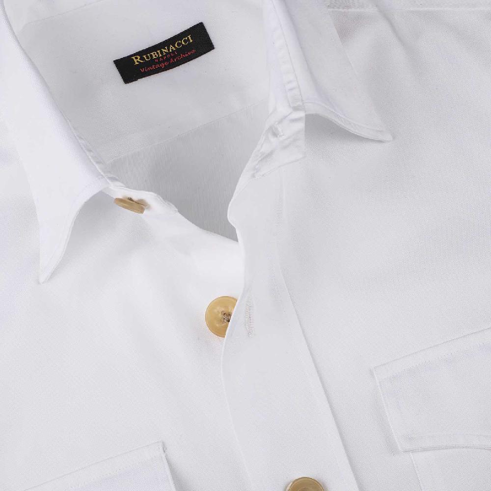 Rubinacci Vintage archive sahariana in cotone bianco Spedizione Gratuita