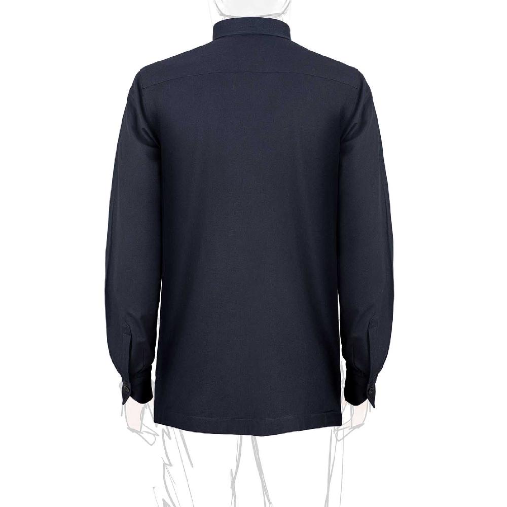 Rubinacci Vintage archive sahariana in cotone blu Promozione
