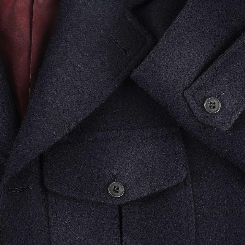 Rubinacci Giacca giorgio in cashmere blu Negozio