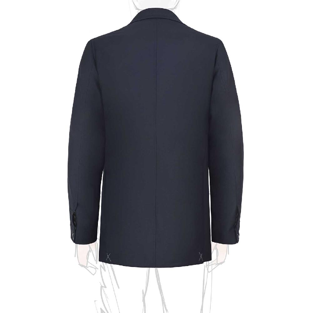 Rubinacci Giacca in Lana “Green Certified” blu Negozi Online