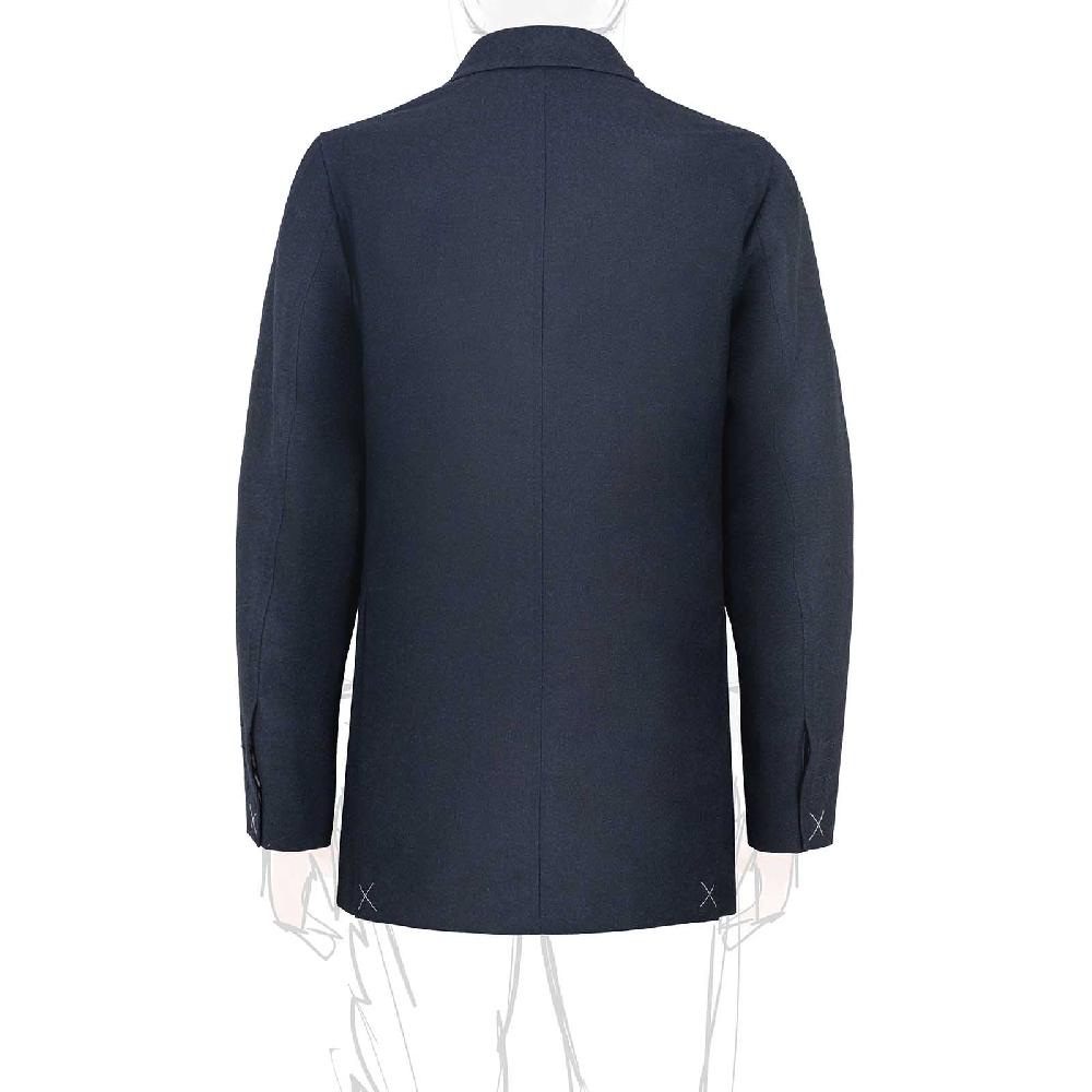 Rubinacci Giacca in flanella blu Consegna Veloce