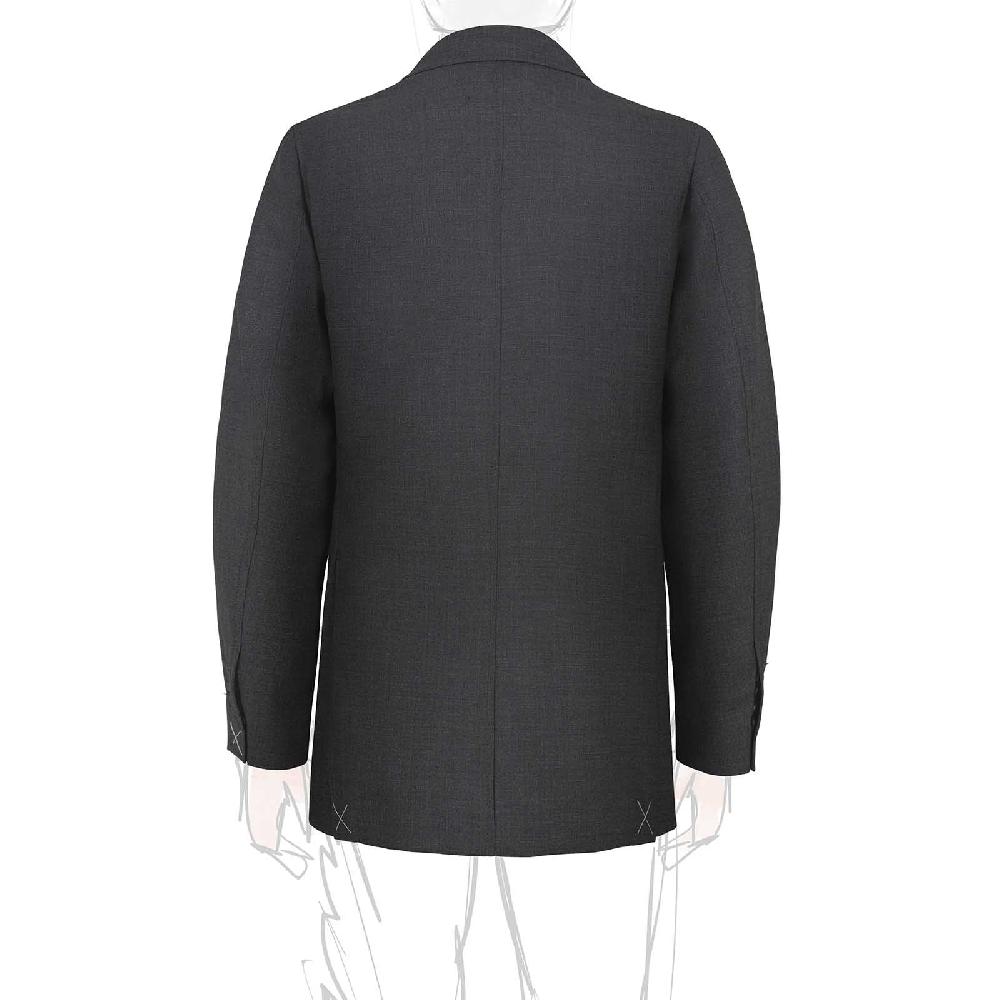 Rubinacci Giacca in hopsack grigio Promozione Limitata