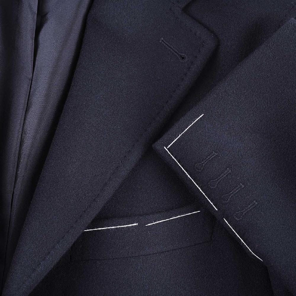 Rubinacci Giacca in lana blu Prezzo Ridotto