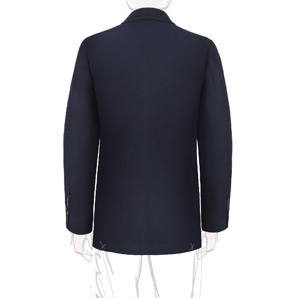 Rubinacci Giacca in lana blu Presa