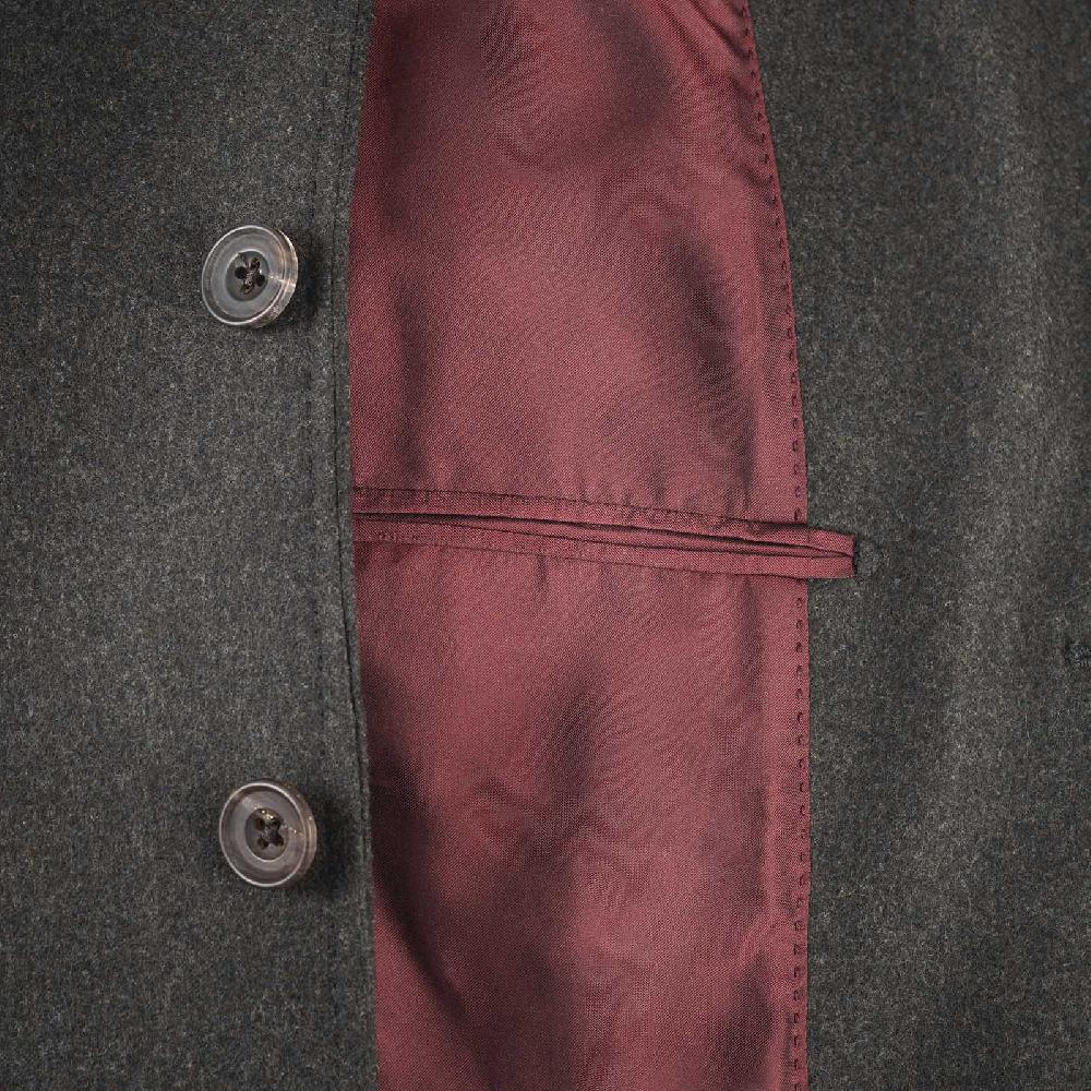 Rubinacci Giacca in lana verde militare Sconto