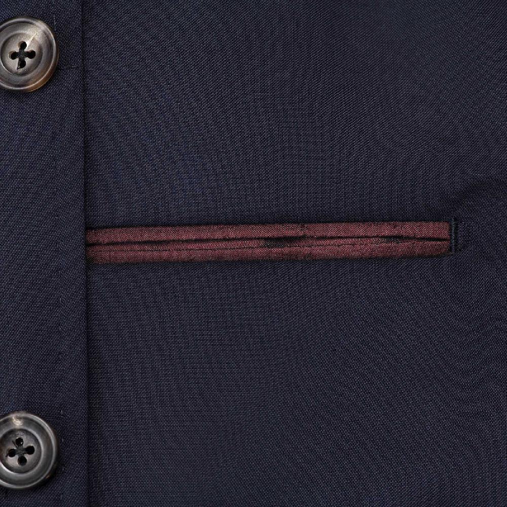 Rubinacci Giacca in lana blu In Vendita