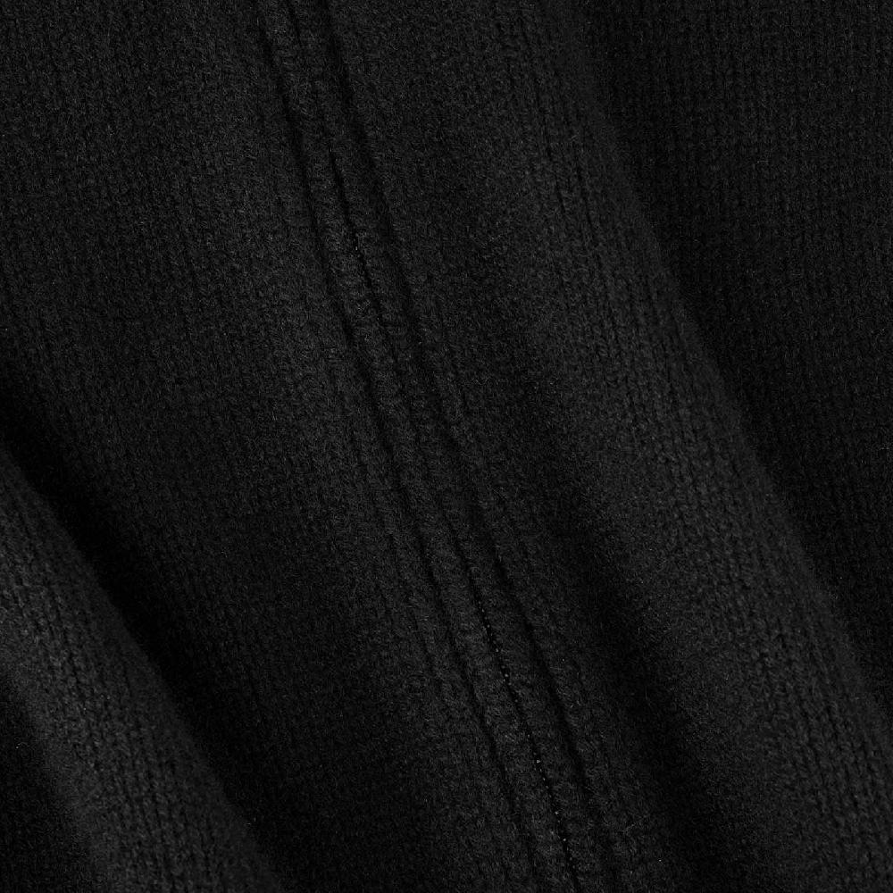 Rubinacci Pull zip in cashmere nero Vendita Economica