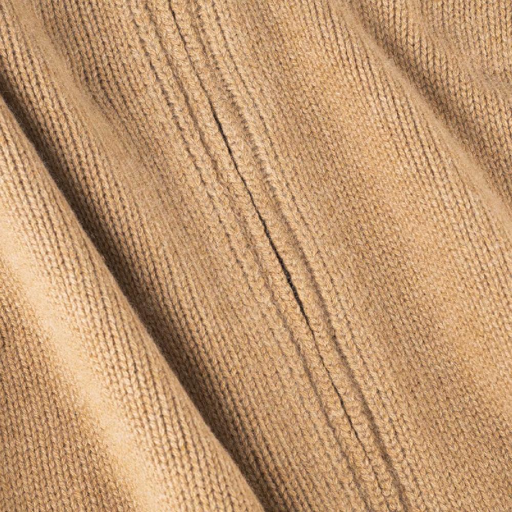 Rubinacci Pull zip in cashmere rhum I Più Venduti