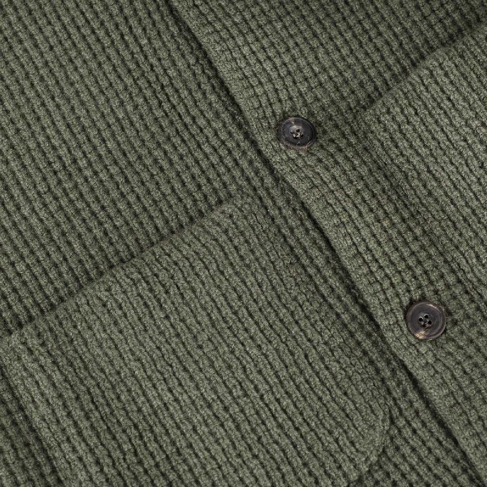 Rubinacci Cardigan cashmere verde Vendite Flash