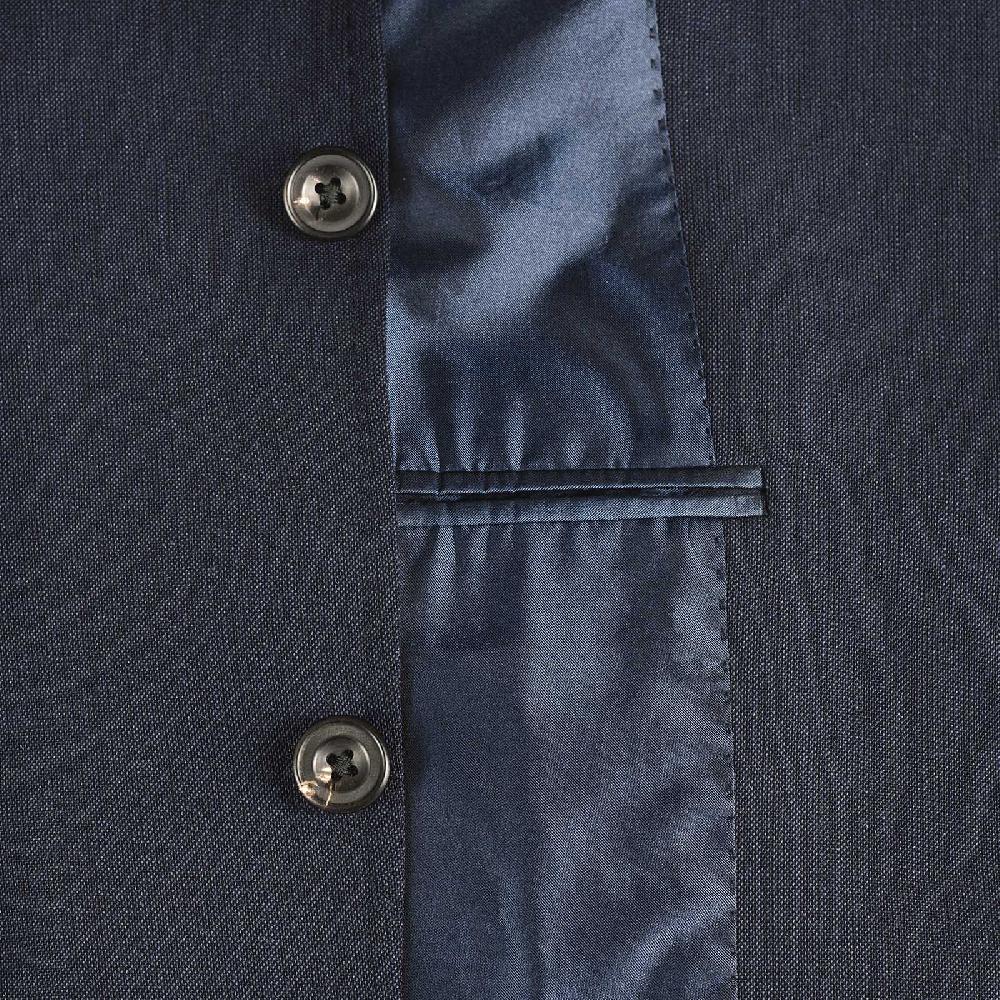 Rubinacci Giacca in lana e mohair blu 2025
