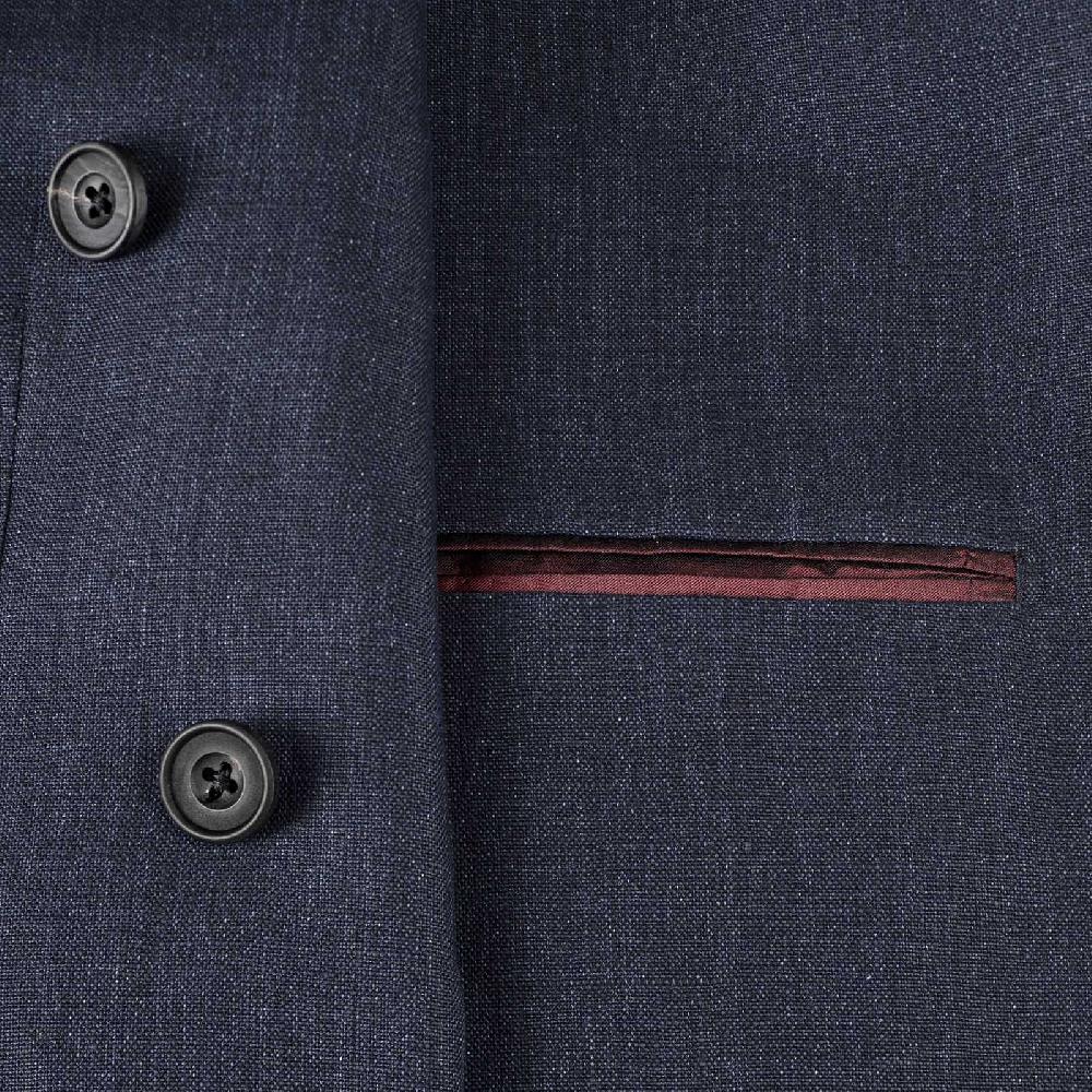 Rubinacci Giacca in lino blu Soddisfazione Garantita